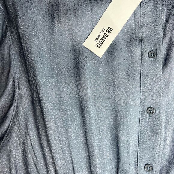 BB Dakota x Steve Madden long sleeve half button maxi size 2 - Picture 6 of 7